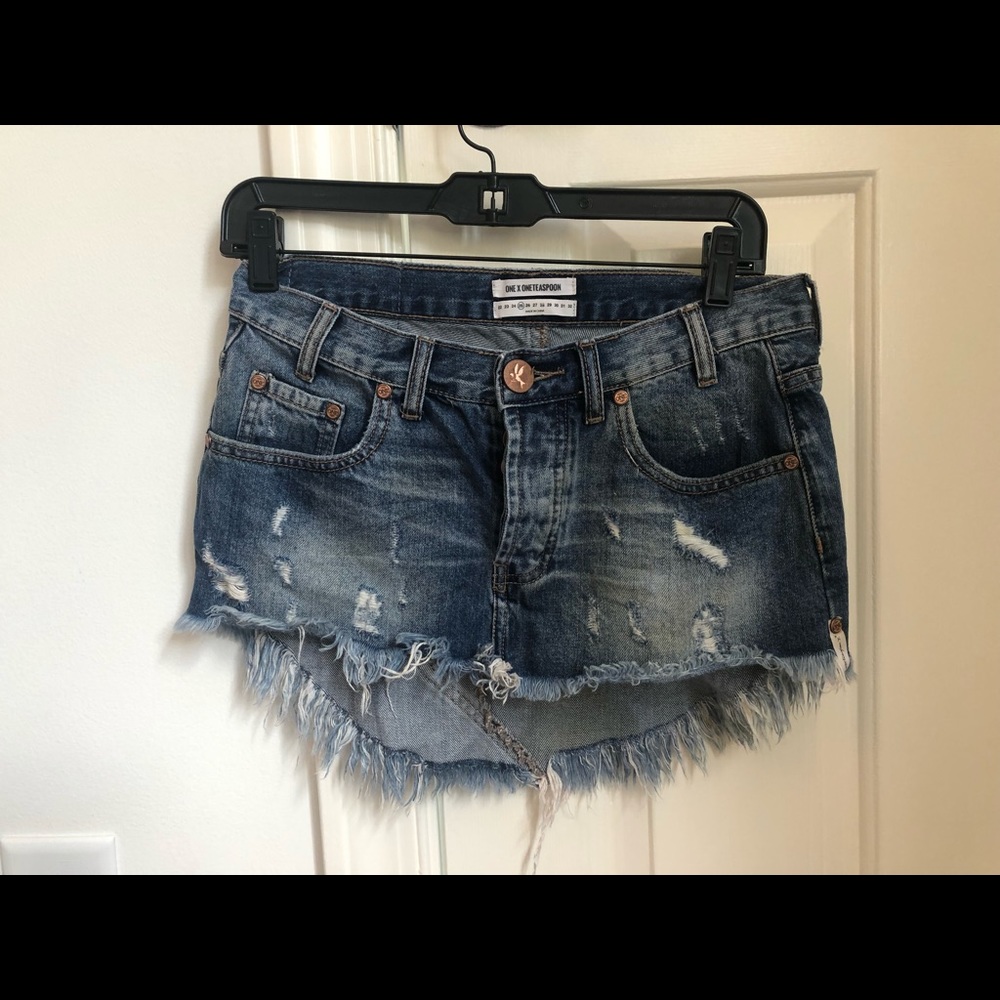 One teaspoon Bonita mini jean skirt